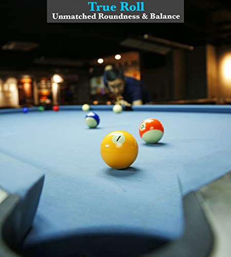 JAPER BEES Billiard Ball/Pool Ball Set Complete 16balls 2-1/4" Regulation Size&Weight Resin Ball - style: PRO Premium