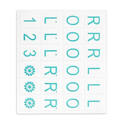 Mahjong Solo Practice Board - Solo Mahjong Board,18.5 * 16cm, Portable Tile Pattern Learning & Strategy Practice Boards for Beginners and Advanced Players - color: Sky Blue