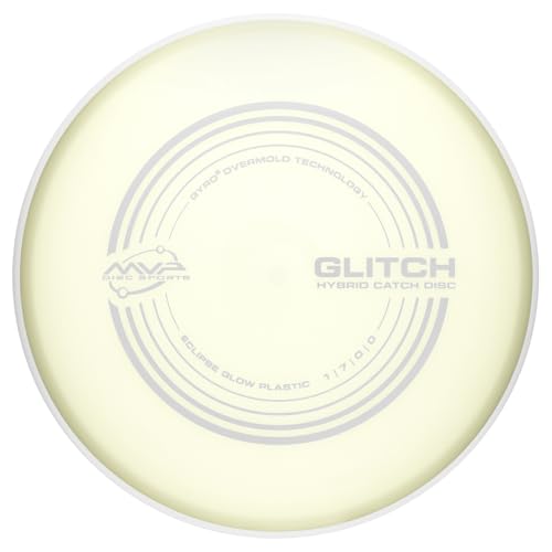MVP Disc Sports Eclipse Glow 2.0 Glitch Disc Golf Hybrid Catch Disc - size: 155-160g