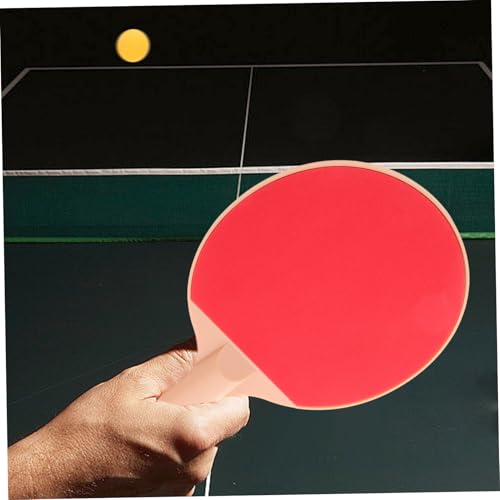 POPETPOP Outdoor Table Tennis Set with Plastic Pong Balls and Comfortable Grip Rackets Long Handle Paddles for Competitive and Recreational Play for Outdoor Pong Games and Training
