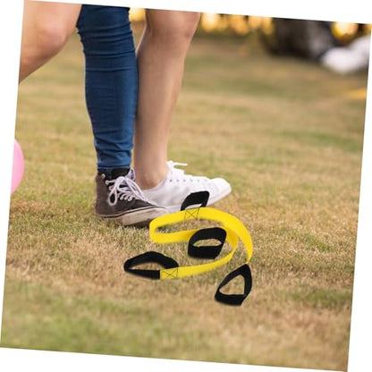 BESPORTBLE 2pcs Team Building Legged Race Bands for Boys and Girls and Adults Cooperative Backyard Game for Carnival Events for Relay Races and Family Fun Activities