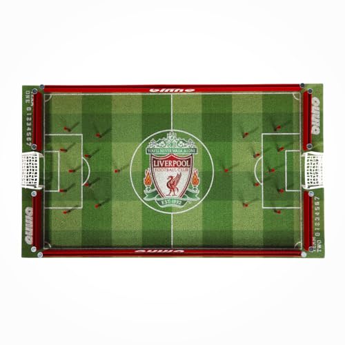 Binho Board Classic Board Game Liverpool Football Club Edition - 2-Player Fast-Paced Finger Flicker Pinball Family Board Game - Portable Tabletop Sports Game Set for Any Occasion