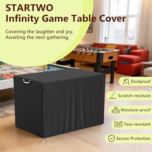 STARTWO Game Table Cover, Compatible with Arcade 1Up 32" Screen Infinity Game Table, Heavy Duty Waterproof & Dustproof Electronic Game Machine Cover