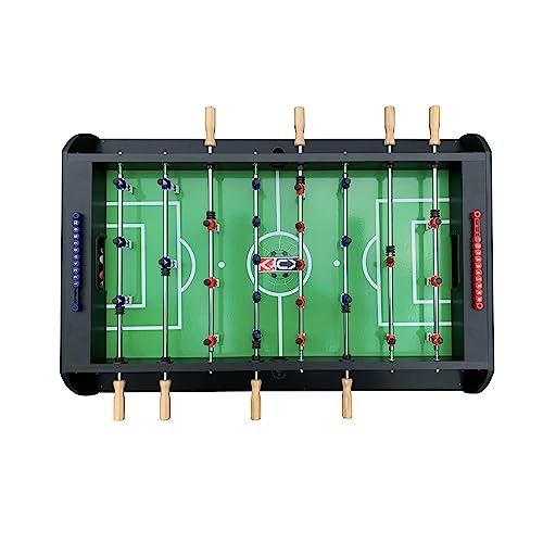 KICK Triplex 55″ Telescopic Rods 3-in-1 Swivel Multi Game Table – Foosball, Pool/Billiards & Air Hockey - color: Black