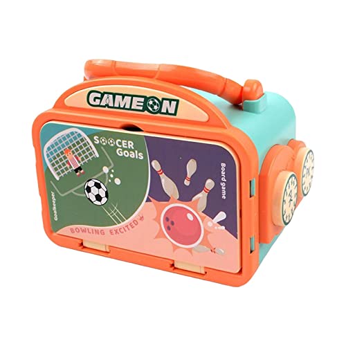 Mini Bowling Set Board Game Gifts, Early Educational,Tabletop Bowling Puck Game for Party Favor