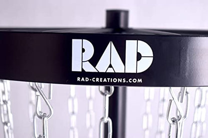 RAD Birdie Lite 24-Chain Disc Golf Basket - color: Black