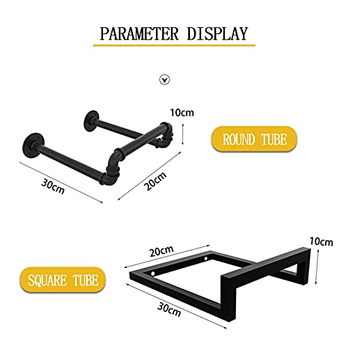 Black Wall Mount Sports Equipment Organizer Display Holder for Garage Home, Kids Ball Storage Rack Shelf (B)