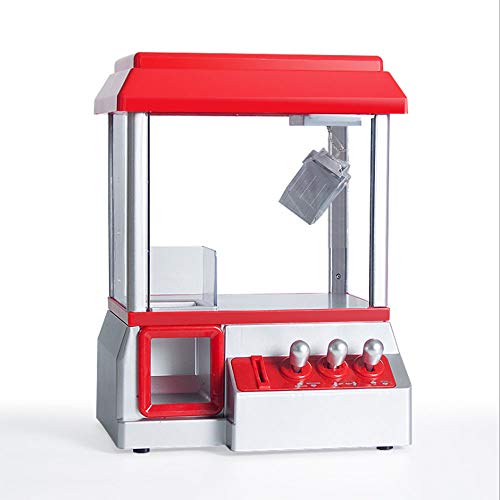 Large Claw Toy Grabber Mini Arcade Machine with Lights & Sounds - Electronic Claw Toy Grabber Machine, Animation, Authentic Arcade Sounds for Exciting Play – with Volume Control Switch