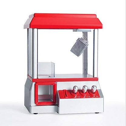 Large Claw Toy Grabber Mini Arcade Machine with Lights & Sounds - Electronic Claw Toy Grabber Machine, Animation, Authentic Arcade Sounds for Exciting Play – with Volume Control Switch