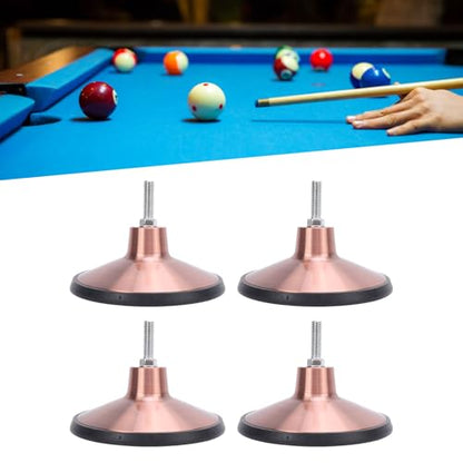 Pool Table Leg Levelers Billiard Table Leveling Feet Heavy Duty Adjustable Leg Levelers for Game Table with Premium Iron Material