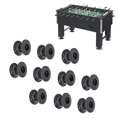 10 Pairs Table Football Bearing, Table Football Bearing Rods Parts Universal Table Foosball Machine Shafts Covers Accessories for Game Training 23 to 34mm