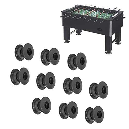 10 Pairs Table Football Bearing, Table Football Bearing Rods Parts Universal Table Foosball Machine Shafts Covers Accessories for Game Training 23 to 34mm