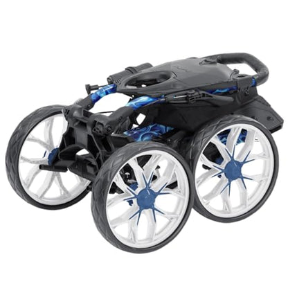 Bag Boy Quad Pro Disc Golf Cart - color: Blue Swirls