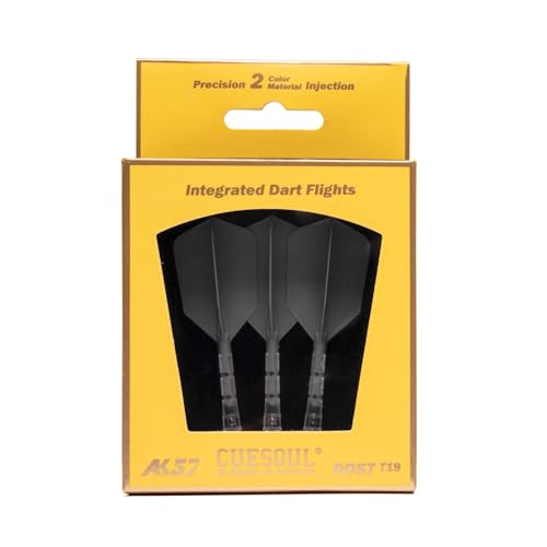 CUESOUL ROST T19 Integrated Dart Shaft and Flight Slim Shape M Size 28mm - color: Grey