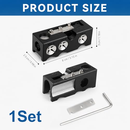 11-in-1 Cue Tip Shaper, Billiards Pool Cue Repair & Replacement Kit | 11 tools in one, shapes tips, removes mushrooming, sands, holds glue, replacement tips included, compact case