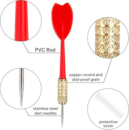 LovesTown 510PCS Dart Balloon Game Set, Carnival Games for Kids & Adults, Outdoor Party Game for Backyard, Birthdays & Family Reunions, Carnival Party Favors, Includes 500 Balloons & 10 Darts