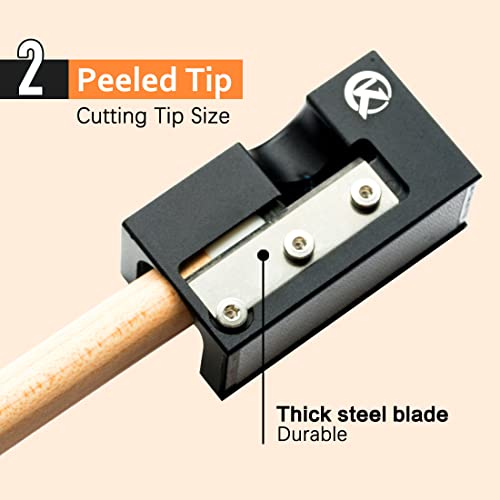 KONLLEN 8-in-1 Cue Tip Repair Tool Billiard Accessory | Multi-function repair tool, shaping trimming burnishing, cue maintenance accessory