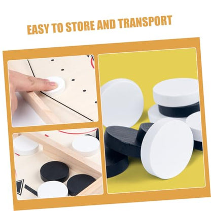10-Piece Fast Sling Puck Tabletop Hockey Game for Kids and Adults Family Fun Interactive Board Game for Parties and Gatherings Sports Christmas