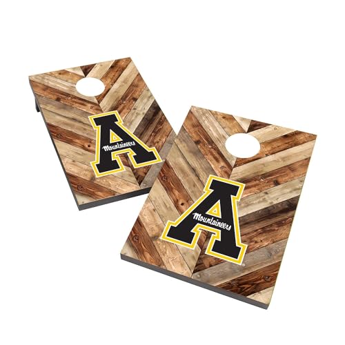 College Team Cornhole Boards, 2x4 Bag Toss Cornhole Set, Officially Licensed Cornhole Boards, Perfect for Tailgates - color: Appalachian, size: 1. NO Fun Accessories