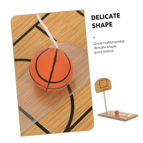 Portable Basketball Game Silent Mini Desktop Tabletop Basketball Hoop for Boys and Girls Adults Office Travel Indoor Outdoor