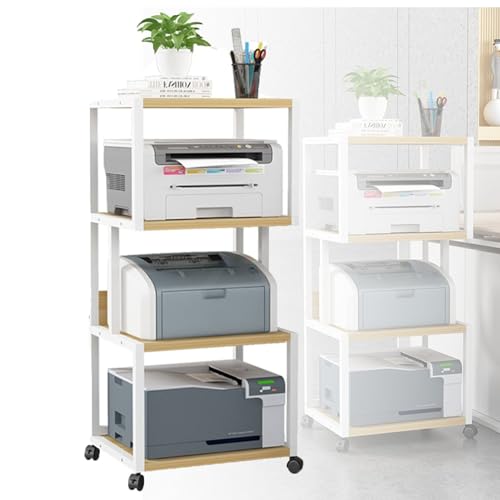 4-Tier AV Media Cabinet Stand Component Cabinet, Gaming TV Cabinet and Stereo Rack, CD Player Stand for Home/Office/Audio Video/DJ/Theatre (Color : Style-1, Size : 50x40x108cm) - color: Style-1