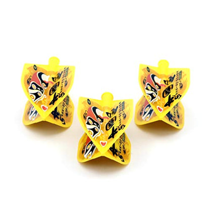 CUESOUL TERO AK4 Dart Flights Standard Shape,Peking Opera Design,Set of 3 pcs - color: Yellow
