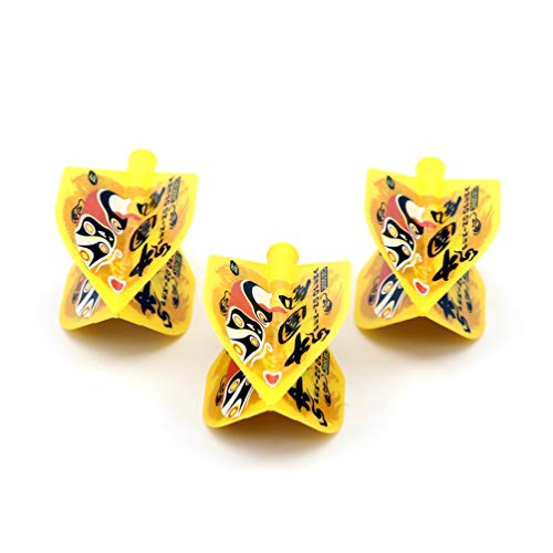 CUESOUL TERO AK4 Dart Flights Standard Shape,Peking Opera Design,Set of 3 pcs - color: Yellow