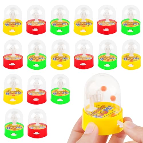 Mini Basketball Games 16pcs Finger Basketball Shooting Games Basketball Party Supplies Favor for Kids 8-12 Desktop Table Basketball Hoop Fidget Game Space Birthday Party Decorations Supplies - style: 16PCS