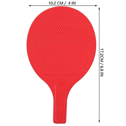 Table Tennis Racket Set for Kids Portable Outdoor Training Equipment with 2 Balls Ergonomic Handle Design Lightweight Durable Plastic Material Perfect for Indoor