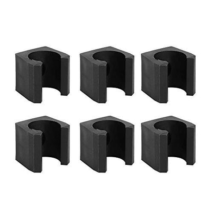 Billiard Cue Clip for Exhibition, Billiards Cue Clip Holders, 6Pcs Plastic Billiards Pool Single Holder Mini Rod Organizer Carrier Accessory