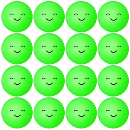 Soulchen 36 Pcs Glow in The Dark Table Tennis Balls 40mm Lighted Table Tennis Ball Luminous Green Neon Ball for Outdoor Practice Night Party Decor Sports Activities Party Favor Goodie Bag Gift