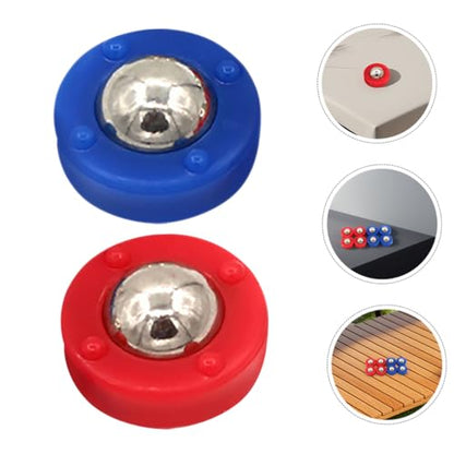 BESPORTBLE 10Pcs Mini Shuffleboard Pucks for Indoor Tabletop Curling Fun Family Bonding Hand Eye Coordination Game for Parent Interaction