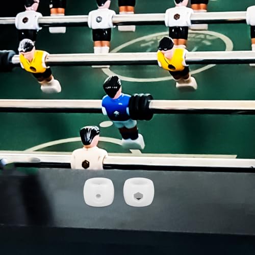 LABRIMP 8pcs Foosball Table Plastic Goal Rod Positioner Rings Replacement Parts for Football Table Accessories Easy to Install Safe Polished Surface Suitable for Home and Office