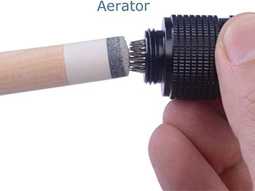 Aluminum 4-in-1 Billiard Pool Cue Tip Accessory Tool Repair Kit (Scuffer, Aerator, Tapper, Joint Protector) - style: Quick Release