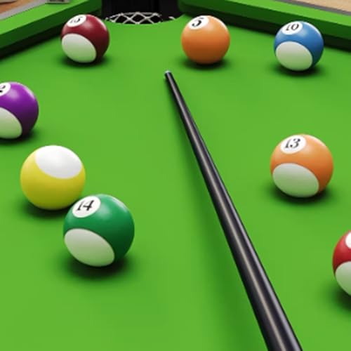Compact Pool Table, Space-Saving Billiard Table Ideal for Home, Apartment and Basement Game Area - color: D