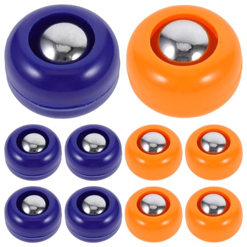 LIOOBO 20 Pcs Mini Table Curling Balls Set Compact Shuffleboard Game Accessories for Indoor Fun Lightweight and Portable Sports Equipment for Ages