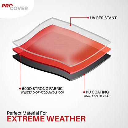 Professionnal Ping Pong Table Cover. Premium Quality. Ultra-Resistant and Waterproof for Outdoor and Indoor use. Oxford 600D strong fabric. Universal tennis table cover. ProCover
