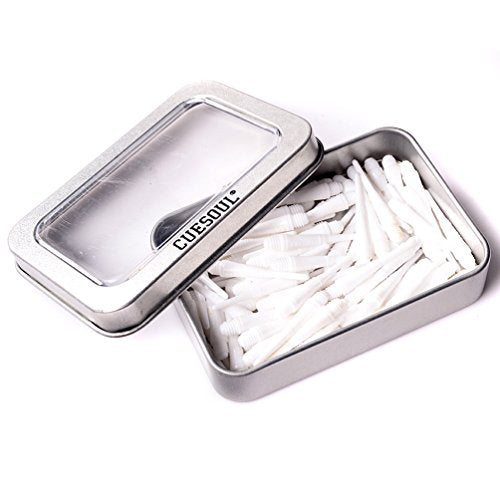 CUESOUL 100 Pieces Soft Tip Points for Soft Tip Darts - color: White