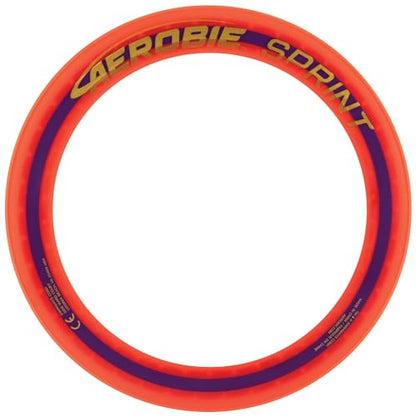 Aerobie Sprint Flying Ring, throw ring, 25.4 cm Diameter, Orange - color: Orange