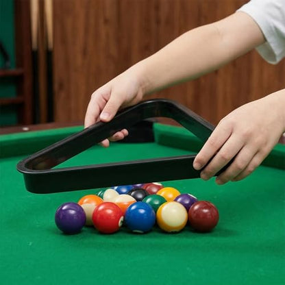 Toddmomy Mini Billiard Rack Triangle Pool Ball Rack Plastic Pool Table Accessories Compact 7.08In Billiard Triangle Frame