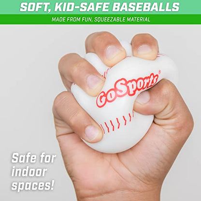 GoSports Pitch N' Stick Kids Baseball Pitching Game - Choose Between Wall Poster Game Set or 4 Replacement Sticky Ball Baseballs - style: Without Target