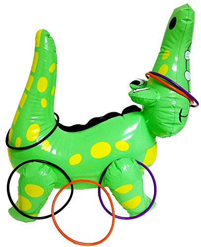 Enterprises Inflatable Alligator Ring Toss Game, 22" Inches