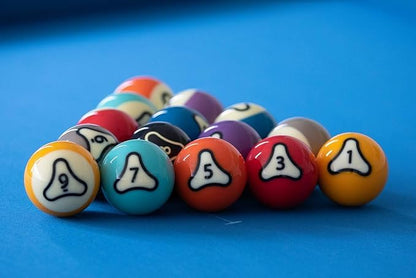 Dynasphere Platinum 2-1/4 in. Belgian Billiards Pool Balls Set w/Racks