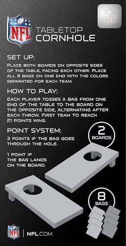 MasterPieces Officially Licensed NFL Tabletop Cornhole for Adults - style: Baltimore Ravens