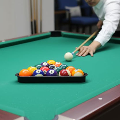 Plastic Pool Ball Rack, Table Ball Organizer Billiard Frame, Tripod Plastic Triangle Rack for Billiard Balls Diamond Pool Balls Racks Fit Standard 2-1/4" Billiards Pools