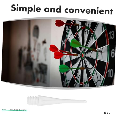 KOMBIUDA 50Pcs Soft Tip Points for Electronic Durable Wear Resistant Replacement Accessories with Smooth Surface Compatible with Dart Corkscrew Threads