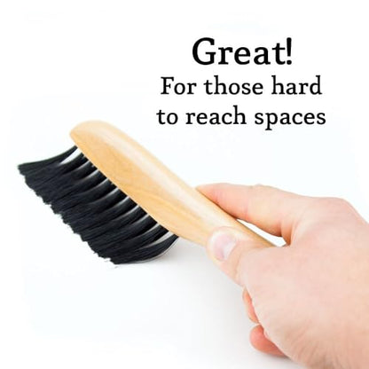 Felson Billiard Supplies 8" Nylon Bristle Under Rail Wooden Pool Table Brush