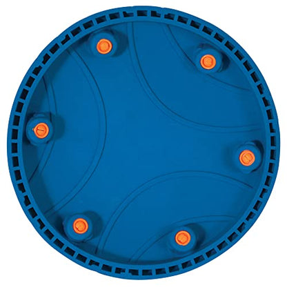 Chuckit! Whistle Flight Outdoor Dog Fetch Toy, Orange/Blue, 10.6" x 1.2" x 11.1", For Medium to Large Dogs