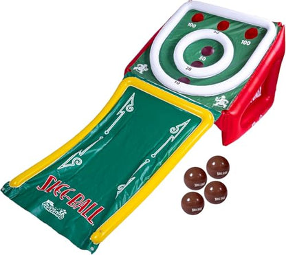 NSG Playland Inflatable Outdoor Toys, Backyard Party Carnival Game for Kids & Family, Basketball Hoop, Arcade Toss Game