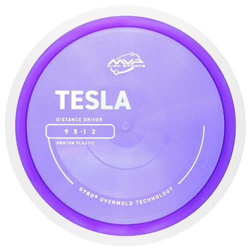 MVP Disc Sports Proton Tesla Disc Golf Distance Driver (Colors May Vary) - size: 160-165g